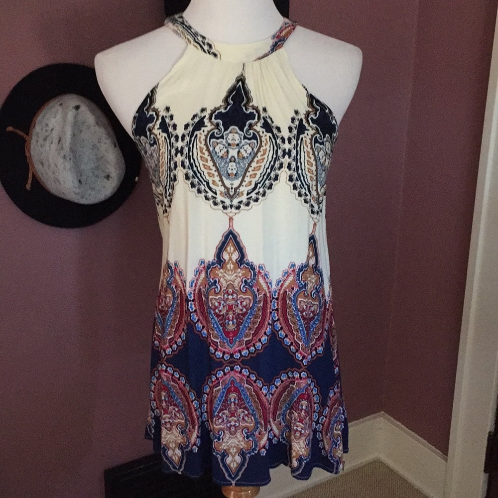 SOLD Cute Boho Paisley Tunic